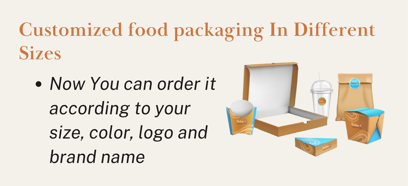 Customized food packaging